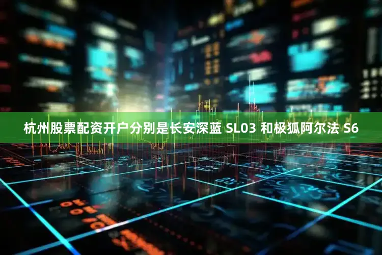 杭州股票配资开户分别是长安深蓝 SL03 和极狐阿尔法 S6